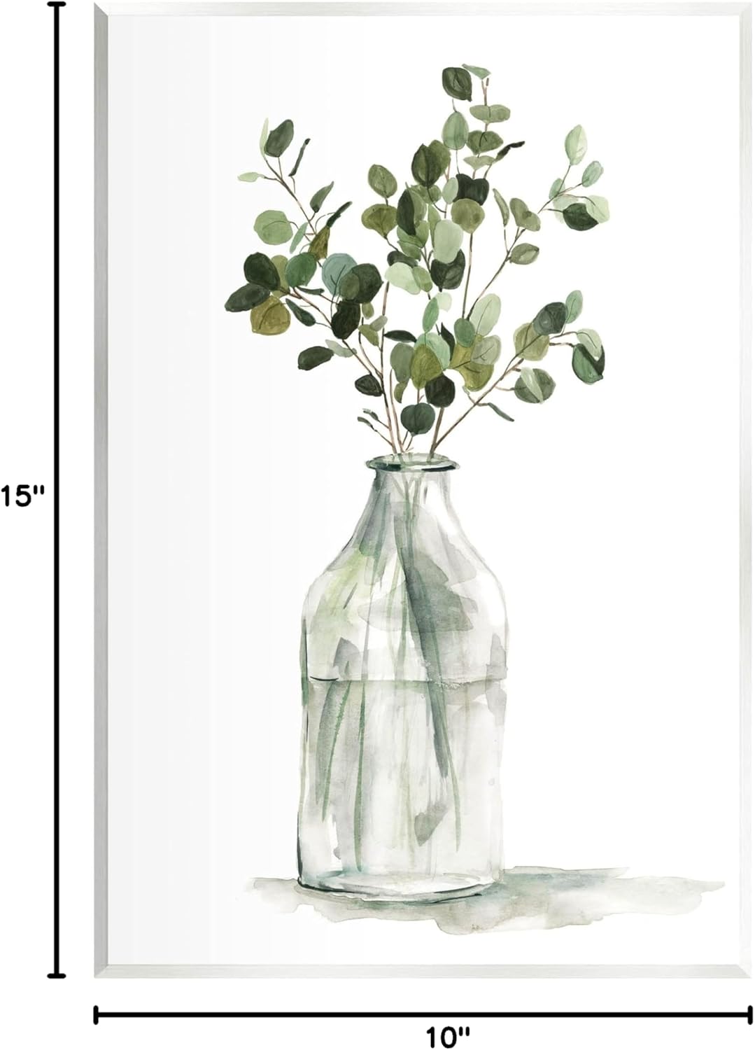 Botanical Eucalyptus Arrangement Wood Wall Art, 15" x 10"