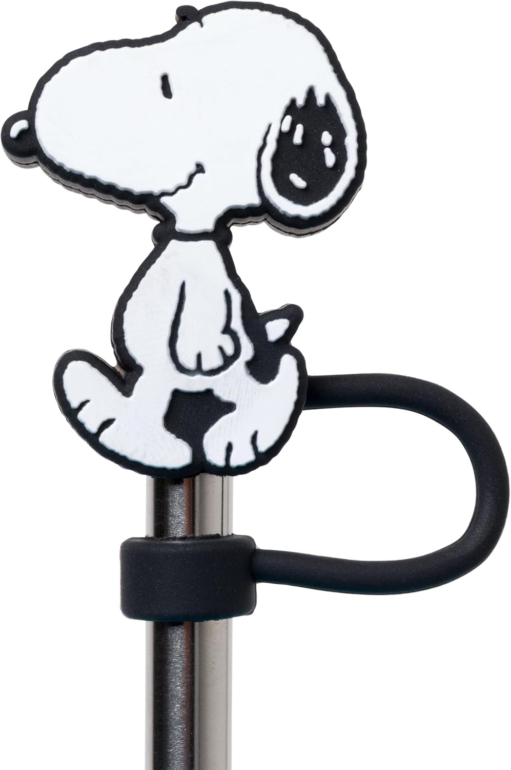 Silver Buffalo Peanuts Snoopy Expression Stainless Steel Tumbler with Lid and Straw Cap, 24 Ounces