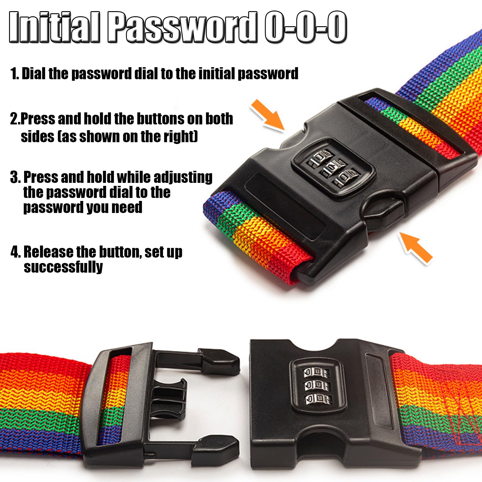 Etichette Per Bagagli Con Note Arcobaleno, In PVC, Facili Da - Foto 4