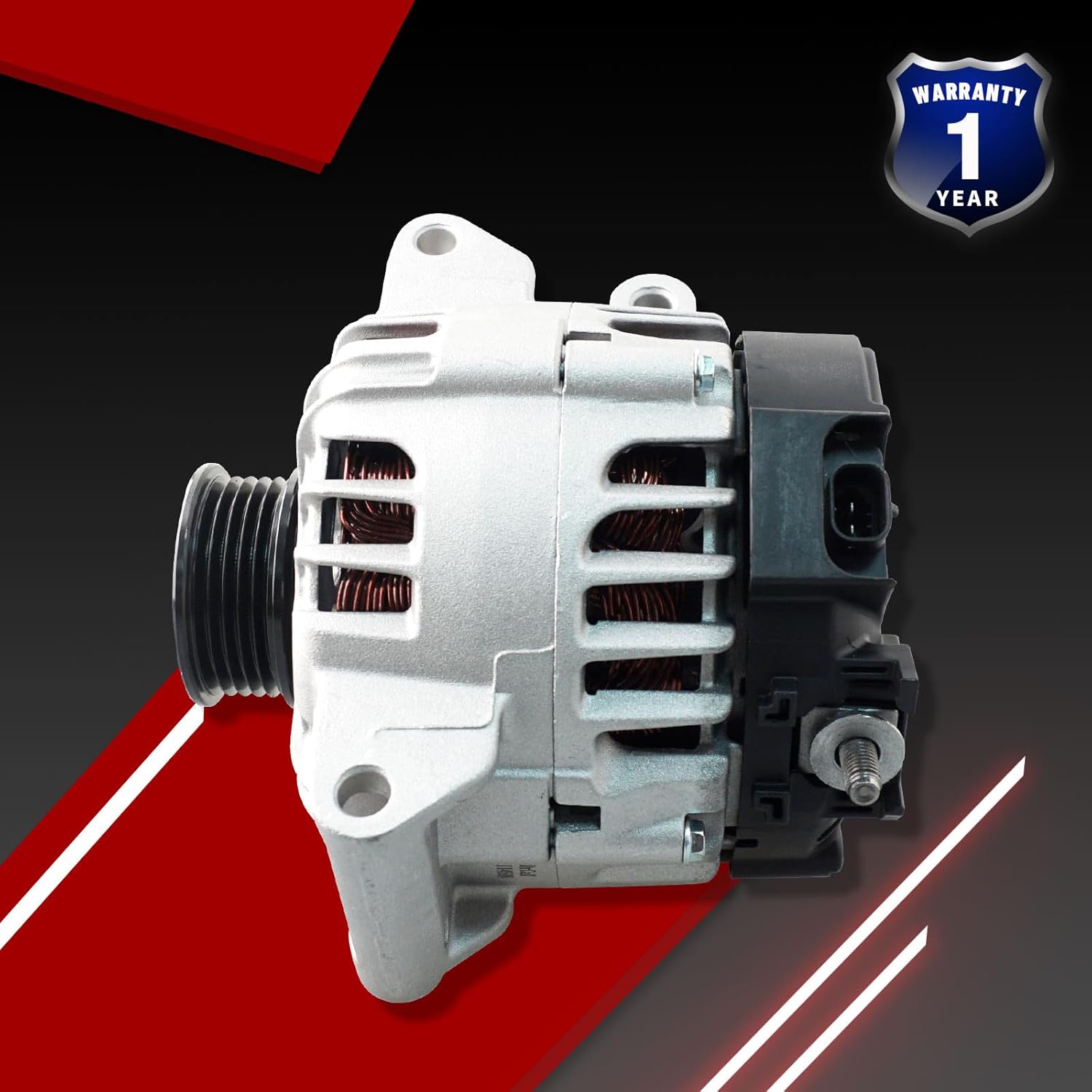 Alternator 11459N Compatible with Buick Regal 2012 2015-2017 Chevrolet Equinox GMC Terrain 2010-2017 2.4L L4 Replace 13500315 13588328 2620360 TG12C067 TG12C174