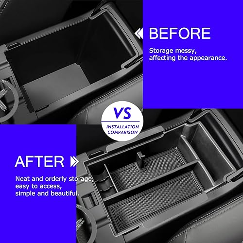 Miniatura 3 de Bandeja organizadora de consola central Crosstrek 2024 para Subaru Crosstrek 2024 Impreza 2024 Caja de almacenamiento para Crosstrek 2024 Accesorios