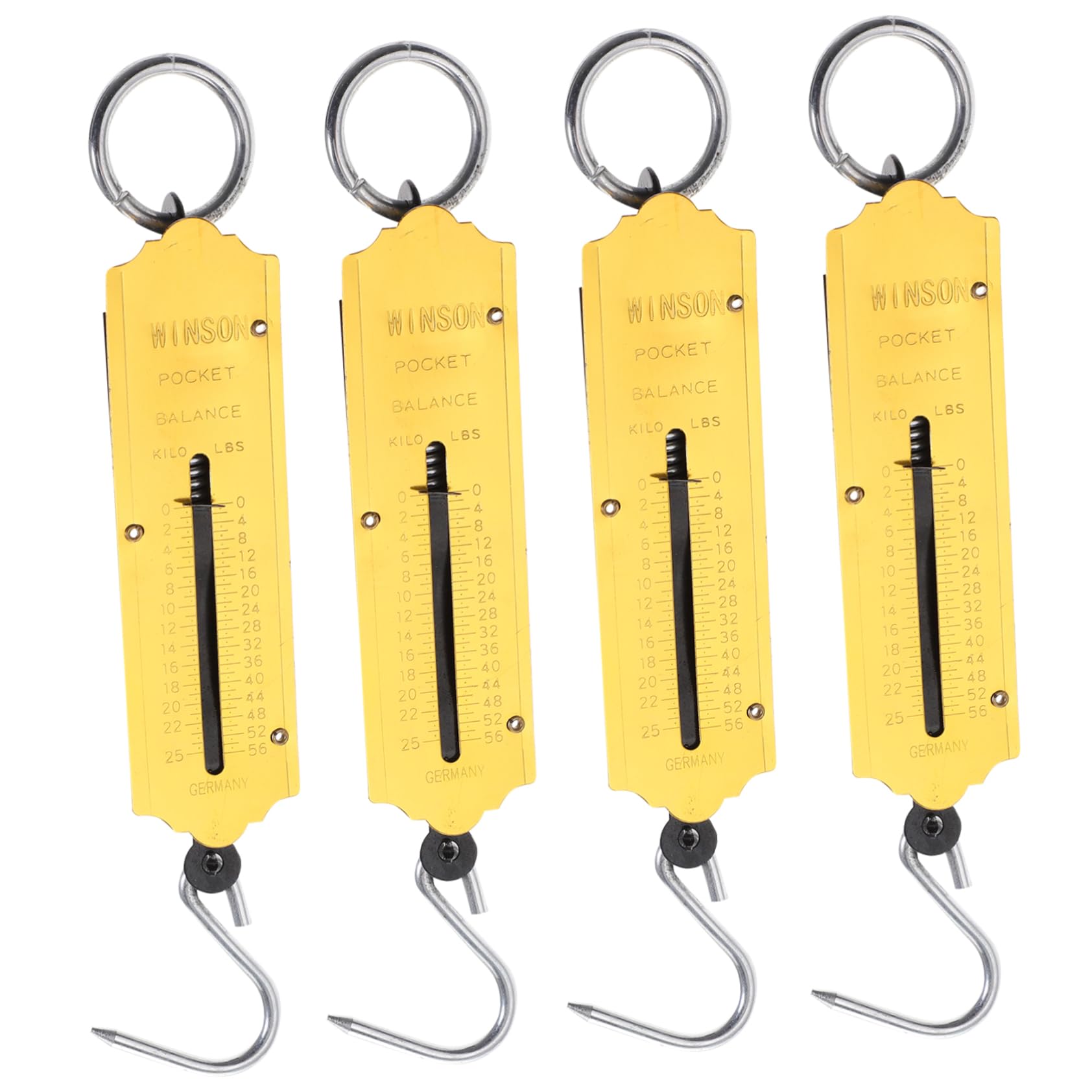 Ciieeo Spring Scale Weighing Hook 25kg Portable Mechanical Scale Dual Kg/lb Measurement for Travel