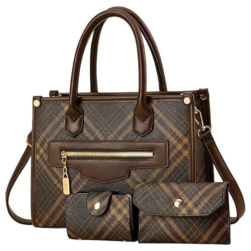 Purses and Handbags for Women, 3Pcs Women's Handbags Fashion PU