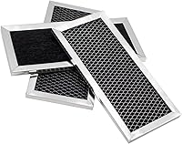 Vista 3 de Supplying Demand DE63-30016G DE63-00367H Paquete de 3 filtros de carbono para microondas de repuesto 4 x 8-3/4 x 3/8 pulgadas