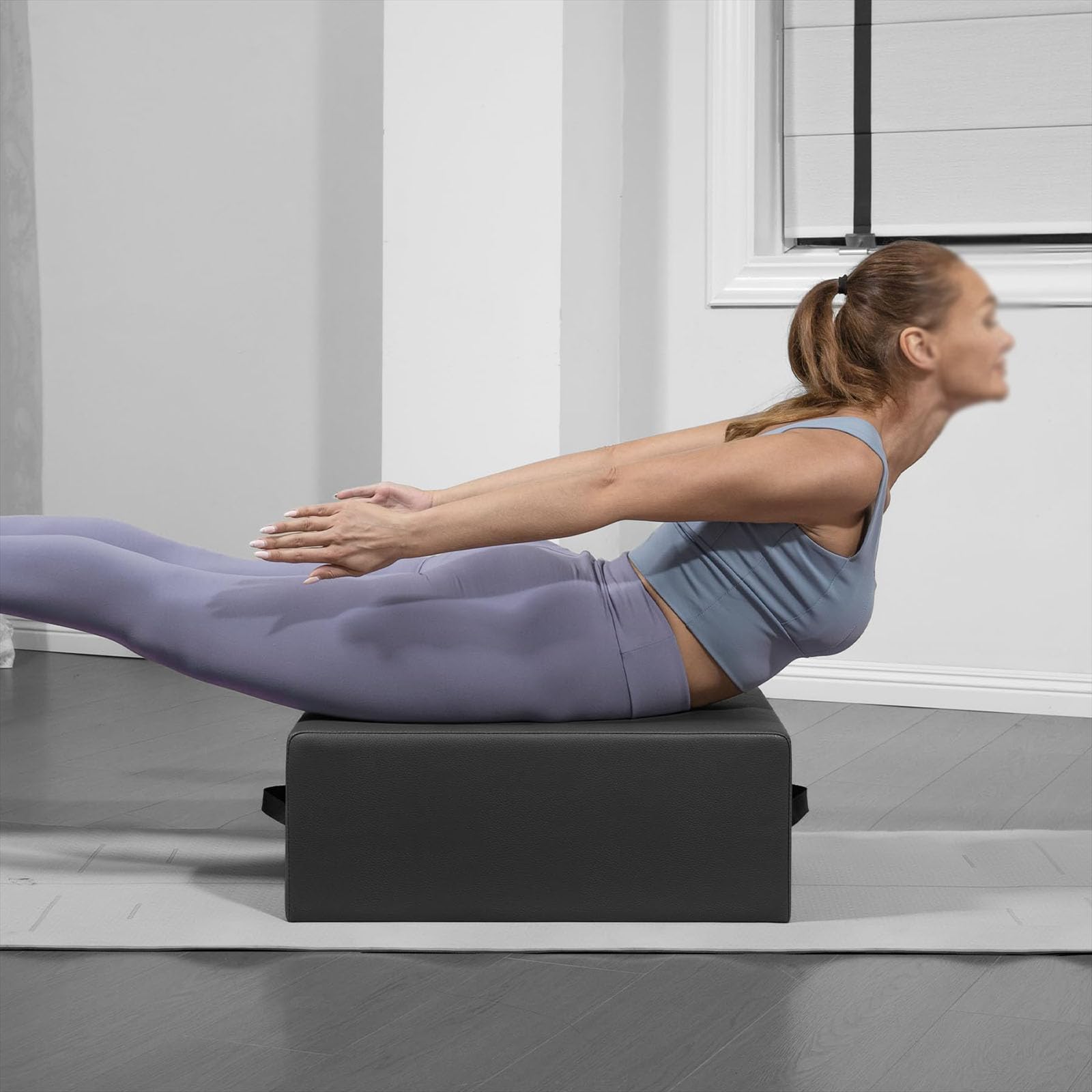 002,Pilates Sitting Box, Kit Esencial De Pilates, Pilates Reformer Sitting Box, Pilates Sitting Box para Pilates Reformer, Equipo De Pilates, Accesorio De Reformer