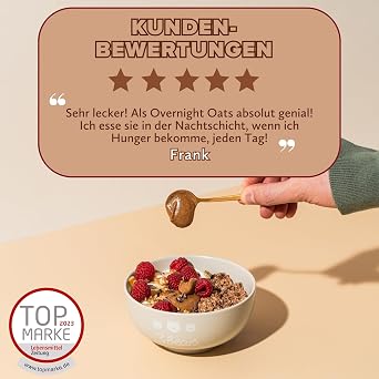 3Bears Porridge - Fine Cocoa I 6 x 400 g Vegan Porridge with Whole Grain Oatmeal I With Pure Natural Sweetness and No Additives I Also As Oatmeal Breakfast Porridge or Overnight Oats