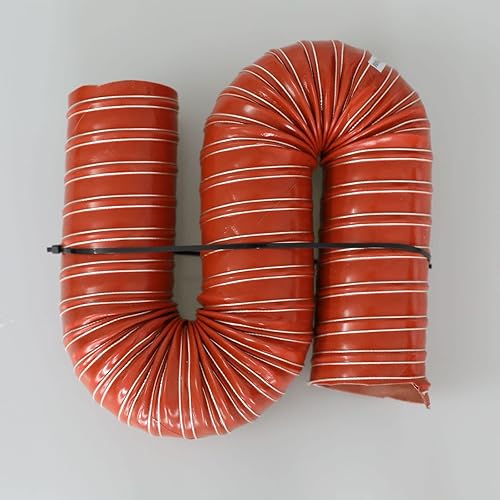 Miniatura 3 de Manguera de tubo de entrada de inducción de conducto de aire de refrigeración de freno flexible de silicona automotriz resistente al calor, diámetro