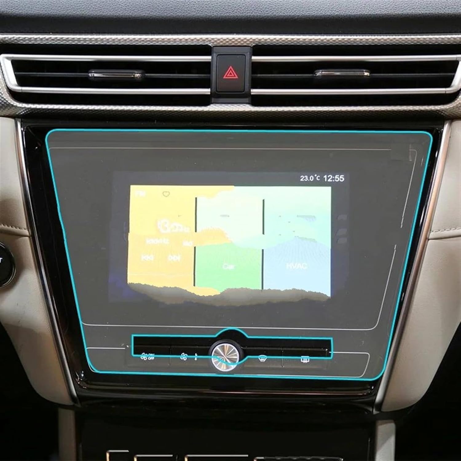 車用スクリーンプロテクター Compatible With Mg For 5 2020 2021 10.1インチ対応 車載計器用透明