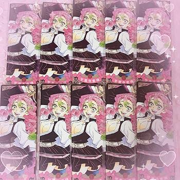 甘露寺蜜璃 絵札缶バッジ 58個 鬼滅の刃 絵札缶バッジコレクション 第一弾 コンプリートセット