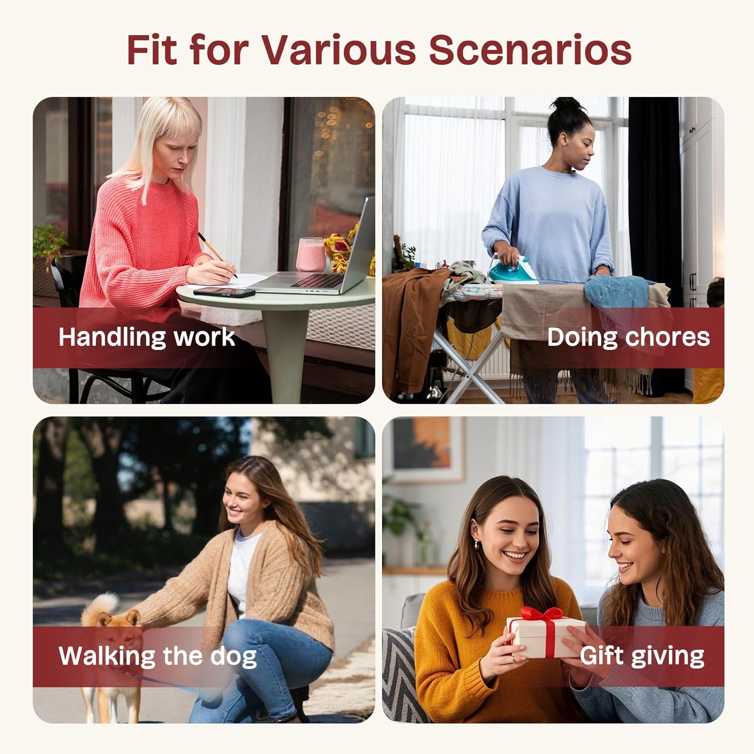 EverFoams Women's Microsuede Slippers Warm Comfy Memory Foam Indoor House Shoes with Knit Collar - Image 8