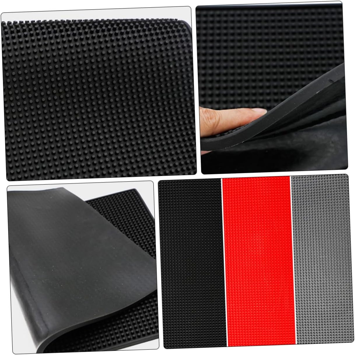 NOLITOY Heat Insulated Hair Salon Mat Anti-Skid Cushion for Scissors and Haircut Tools High Temperature Resistant Easy to Clean Soft Surface for Barbers and Stylists