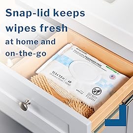 McKesson Washcloth Wipes for Adults, Unscented (12 Pack, 576 Washcloths) Disposable Wash Cloths for Body - Fragrance-Free No-Rinse Formula - Good for Incontinence and Elderly - 48 Wipes Per Pack