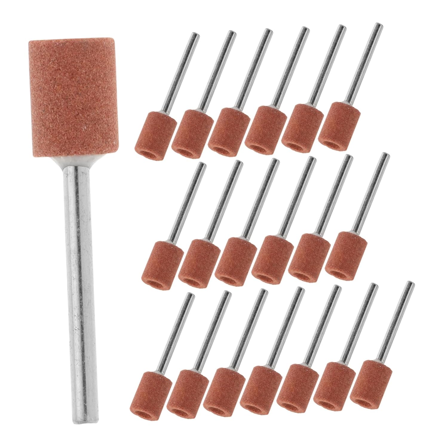50pcs Pointed Mounted Abrasive Stone Tips for Rotary Tool Grinding
