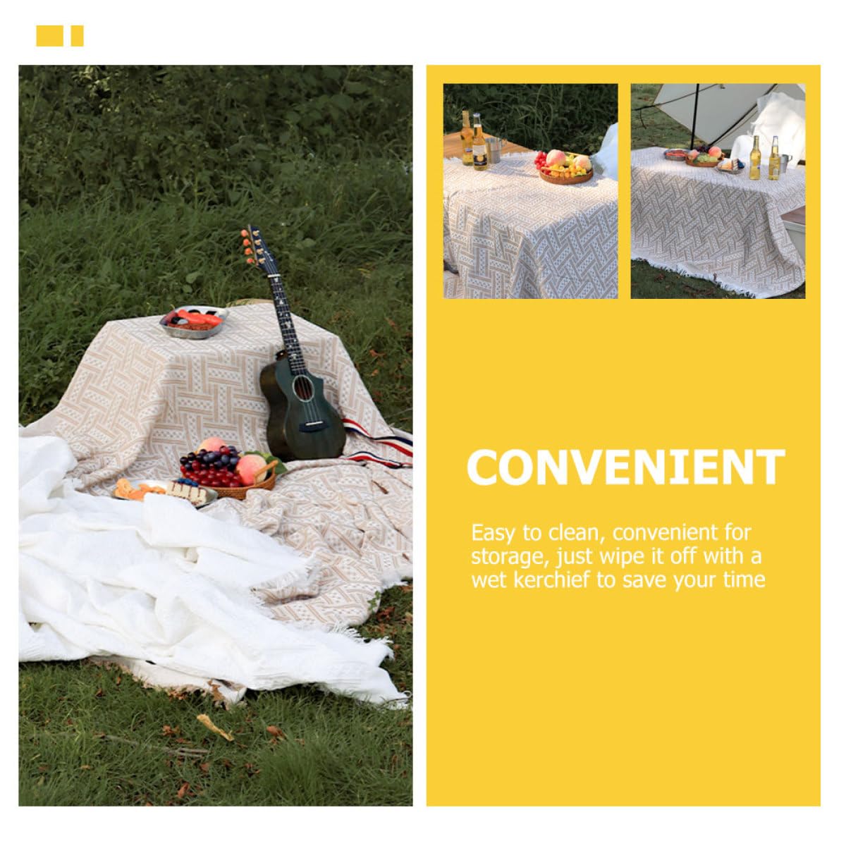 Manta de Picnic y Plegable 180x130 Cm, Esterilla Portátil Resistente Humedad Desgaste, Alfombra para Césped y Playa Adecuado para Camping y Actividades al Aire Libre