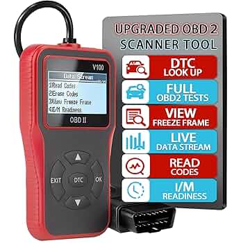 Amazon.com: V100 OBD2 Diagnostic Diagnostic Tool Tool, Code