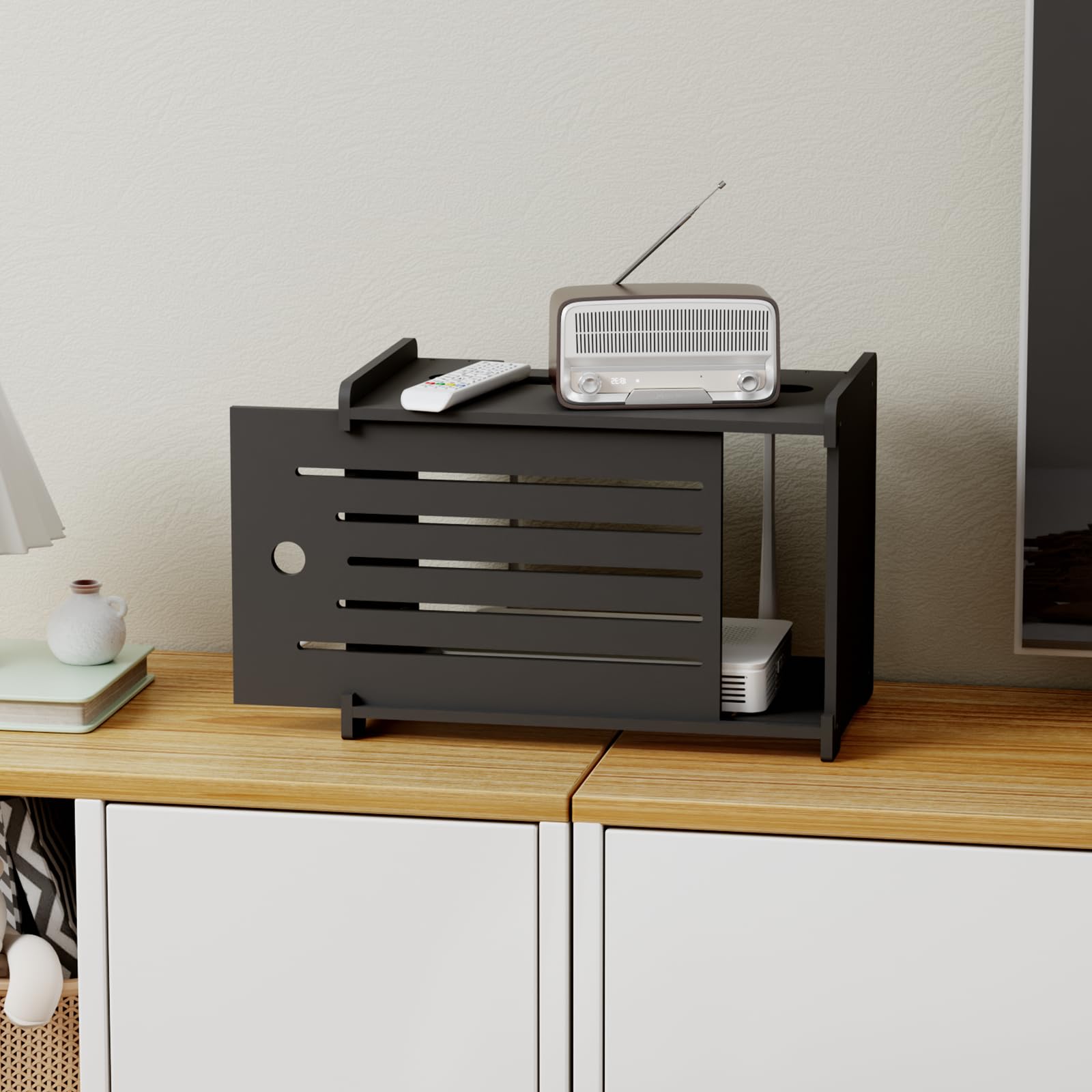 Router Verstecken, Router-Aufbewahrungsbox, Router-Versteck, Routerkasten, Wandboxen, WLAN-Regal, WLAN-Schrank, Router verstecken, WLAN-Box, Router Verstecken, Einfache Installation