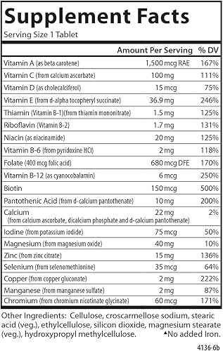 Miniatura 7 de Carlson Mini-Multi - Tabletas multivitamínicas, 250 unidades, tamaño pequeño, fáciles de tragar, vitaminas y minerales diarios para la salud