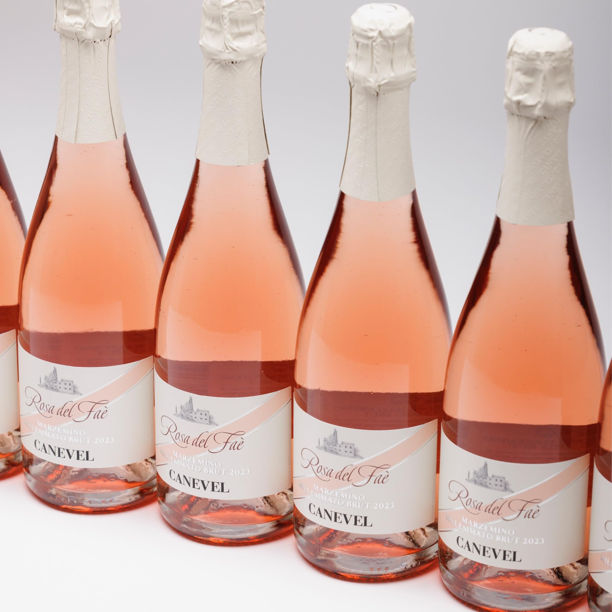 CANEVEL "ROSA DEL FAÈ" 2024 | Spumante Rosé Marzemino Millesimato Brut | 6x750 ml | caja de 6 botellas