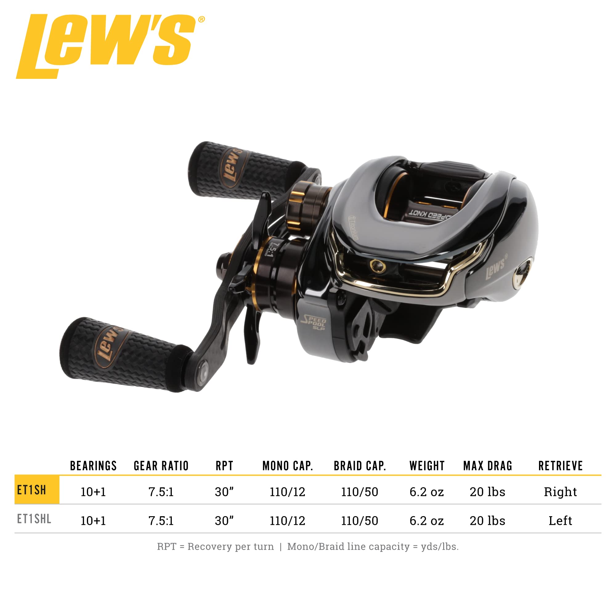 Amazon | Lew's Team Lew's Elite-Ti ベイトキャスト 釣りリール ギア