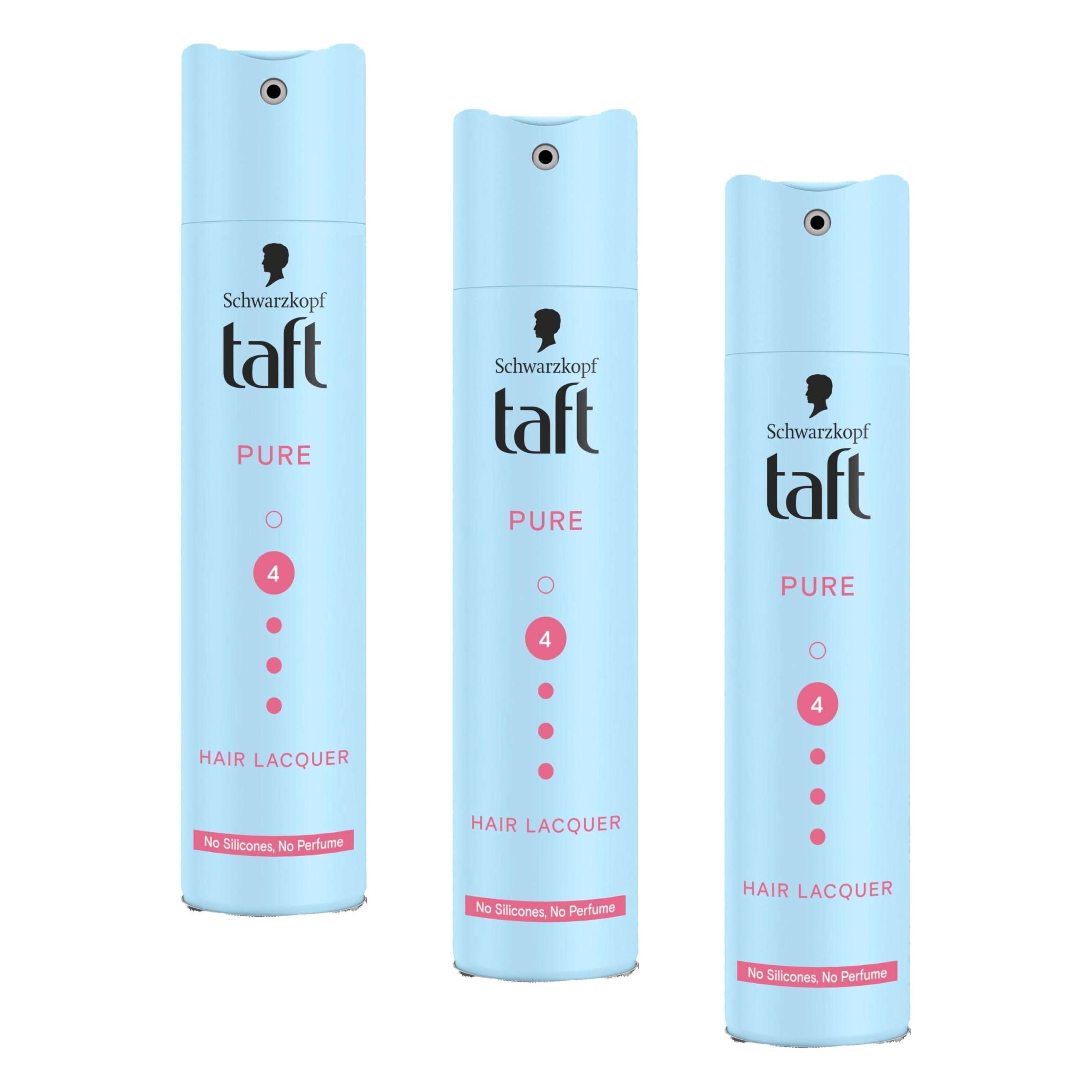 Taft Pure Saç Şekillendirici Spreyi 250ml (3 paketi)