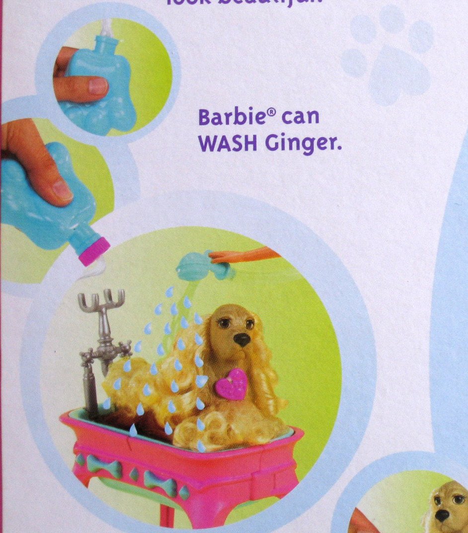 Amazon.co.jp: Stylin' Pup BARBIE Doll w Colour Change Pup (Ginger