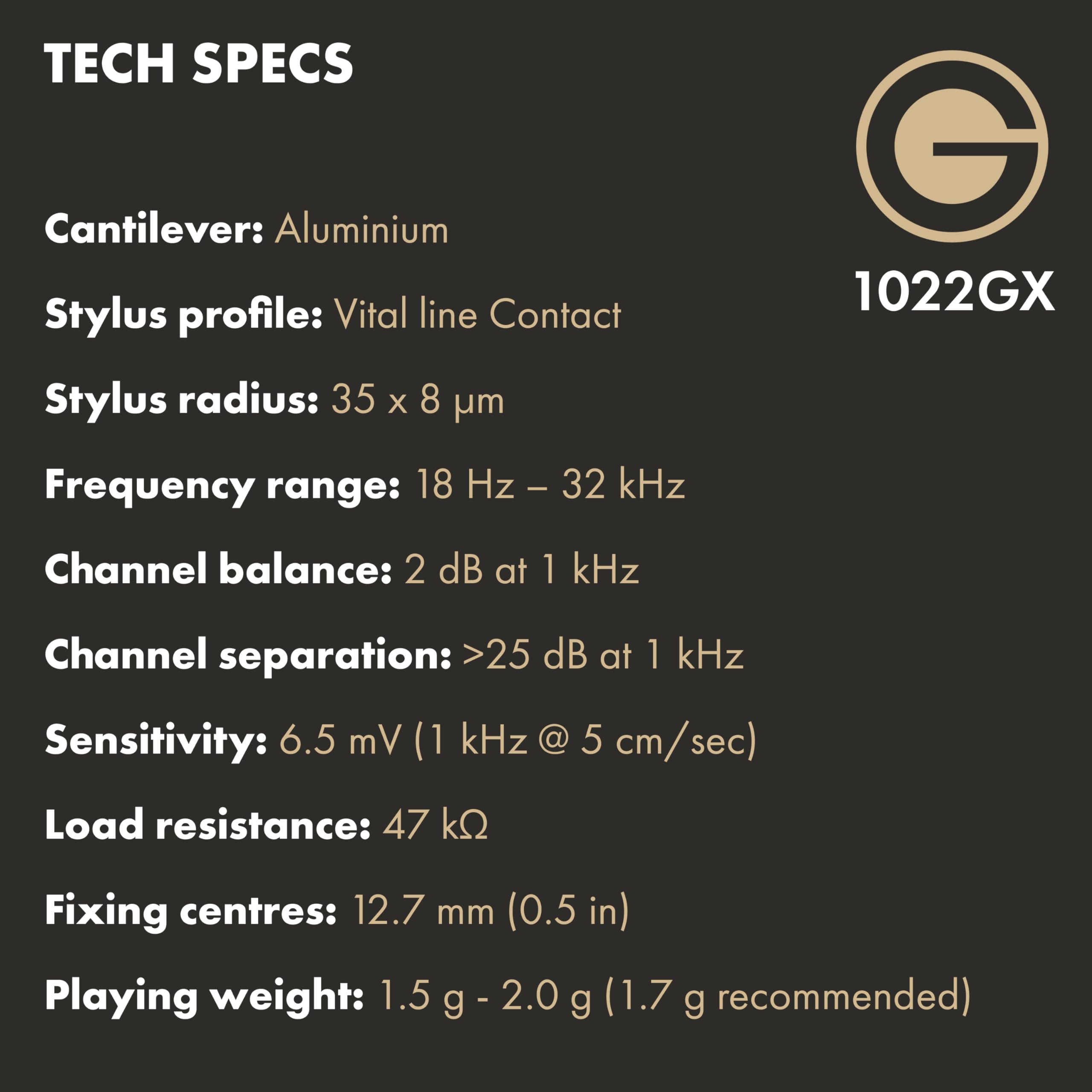 Goldring gl0025 m cellula Nero