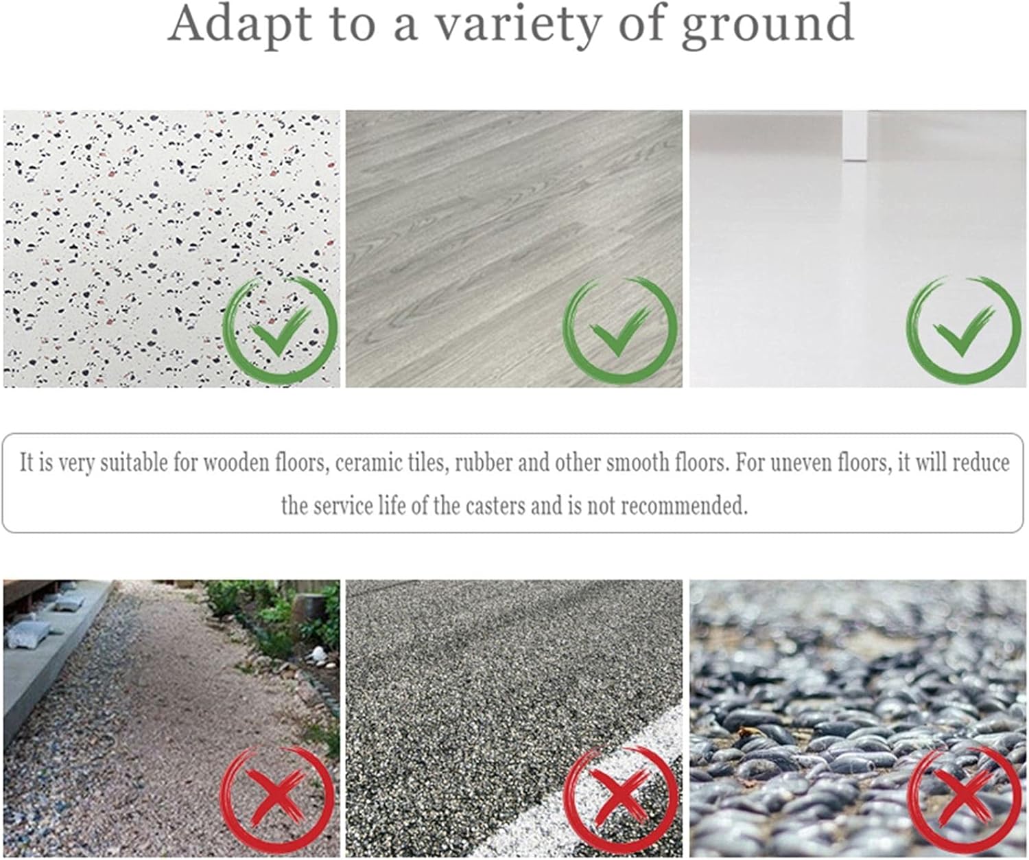 Rubber Swivel Casters,Office Chair Casters,Furniture Moving Casters,Replaceable Casters,Stroller Castors,50mm/2in,Set of 4,with Brakes and Accessories,M12-4swivel