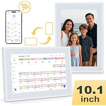 COMIX Smart Digital Calendar, NO Subscription Required, 10.1" Desk Wall Touch Screen Calendar, WiFi Electronic Family Planner with Chore Chart, Meal Planner, Photo Display, Tabletop Schedule Tasks