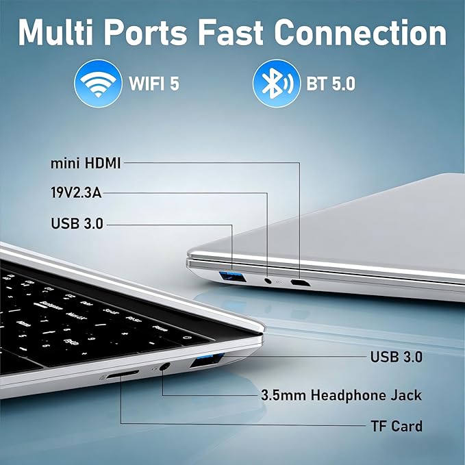 Laptop NIAKUN NY-13 15.6" Full HD 16GB RAM 1TB SSD Intel Core i7-7600U miniatura 6