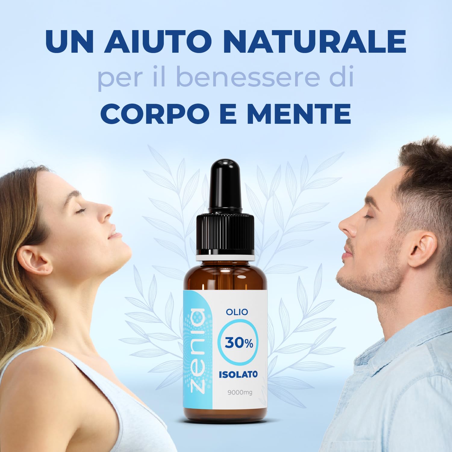 Zenia Olio 30 - Anti-stress, Ideale per Rilassarsi, Calmare l'ansia e per Gestire il sonno (30 ML)