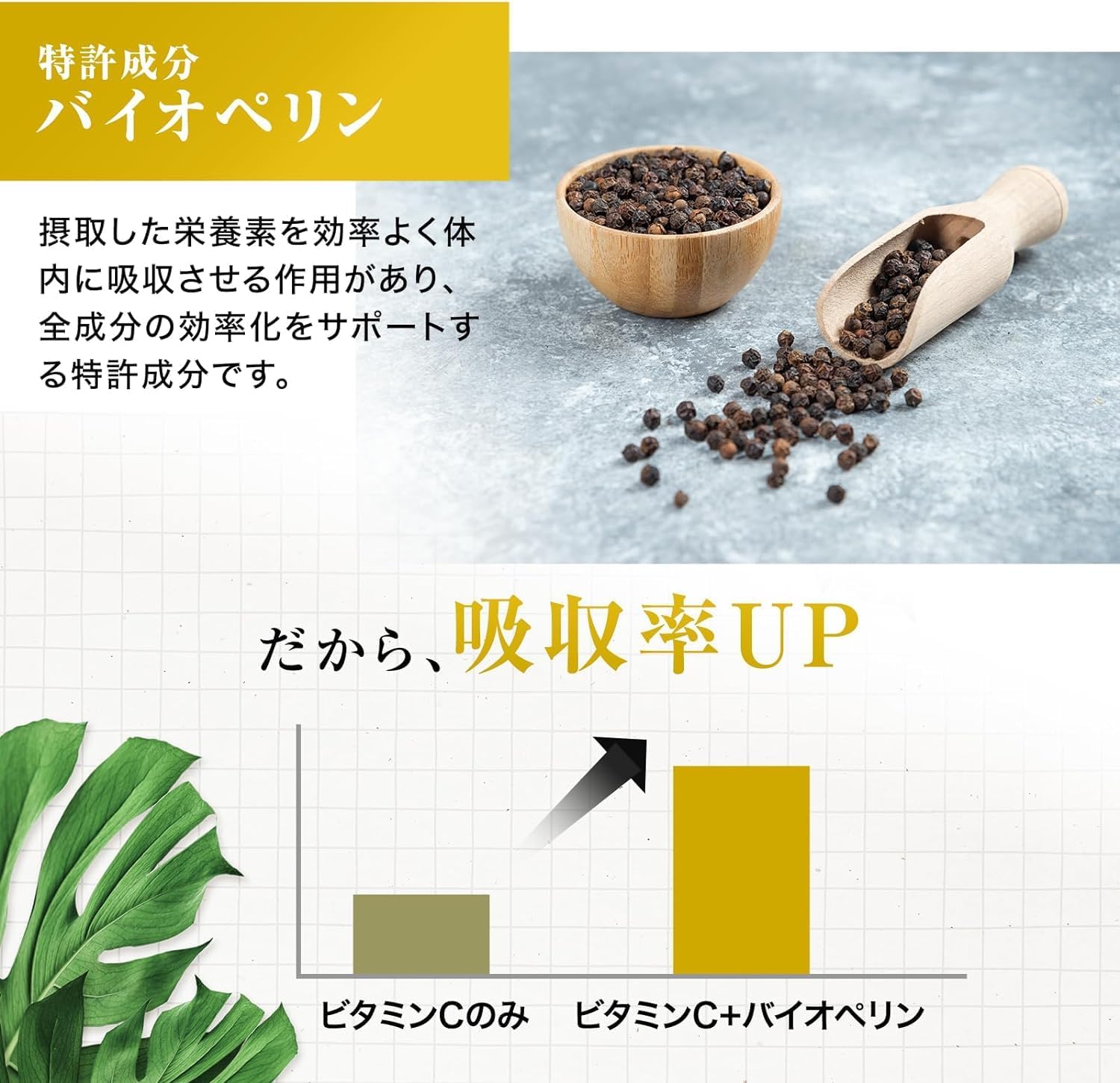 【飲む美容点滴】高濃度 リポソームビタミンC サプリ 3000mg配合 ハルクファクター 抗酸化マルチサプリメント 持続型 タイムリリース ビタミンC 医師監修 日本製 120粒