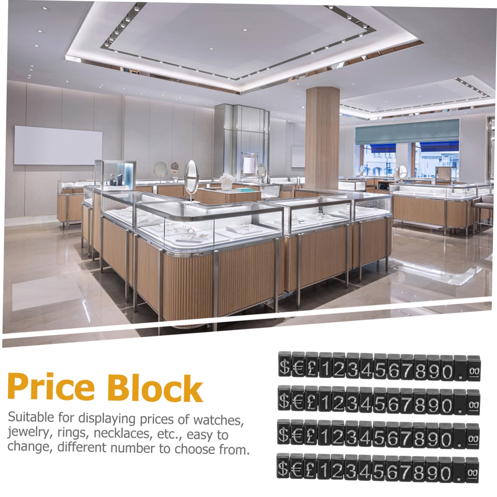 Tofficu 50sätze Teiliges Preisschild Verstellbarer Preisanzeigewürfel Für Schmuck Flexibler Preisständer Für Einzelhandel Und Markt Elegantes Design Mit Abgerundeten Kanten Und