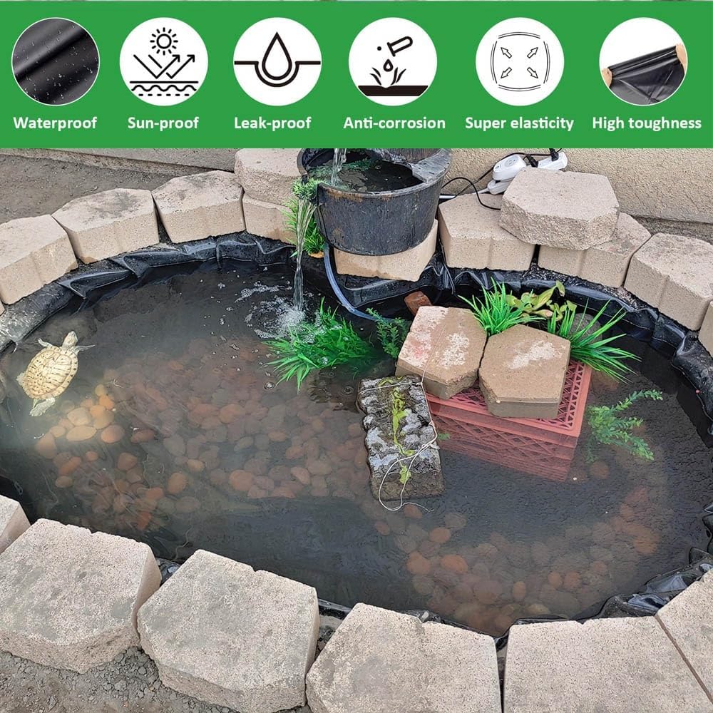 地上用プールパッド、プール下用防水シート、HDPE池ライナー、鯉と魚の