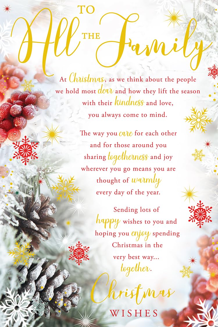 To All The Family Christmas Card - Front Door - Highworth Emporium - View #4