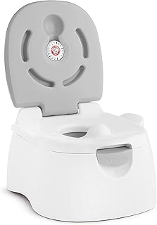 Munchkin® Arm & Hammer Multi-Stage 3-in-1 Potty Seat, (Potty Chair, Trainer Ring and Step Stool), Grey
