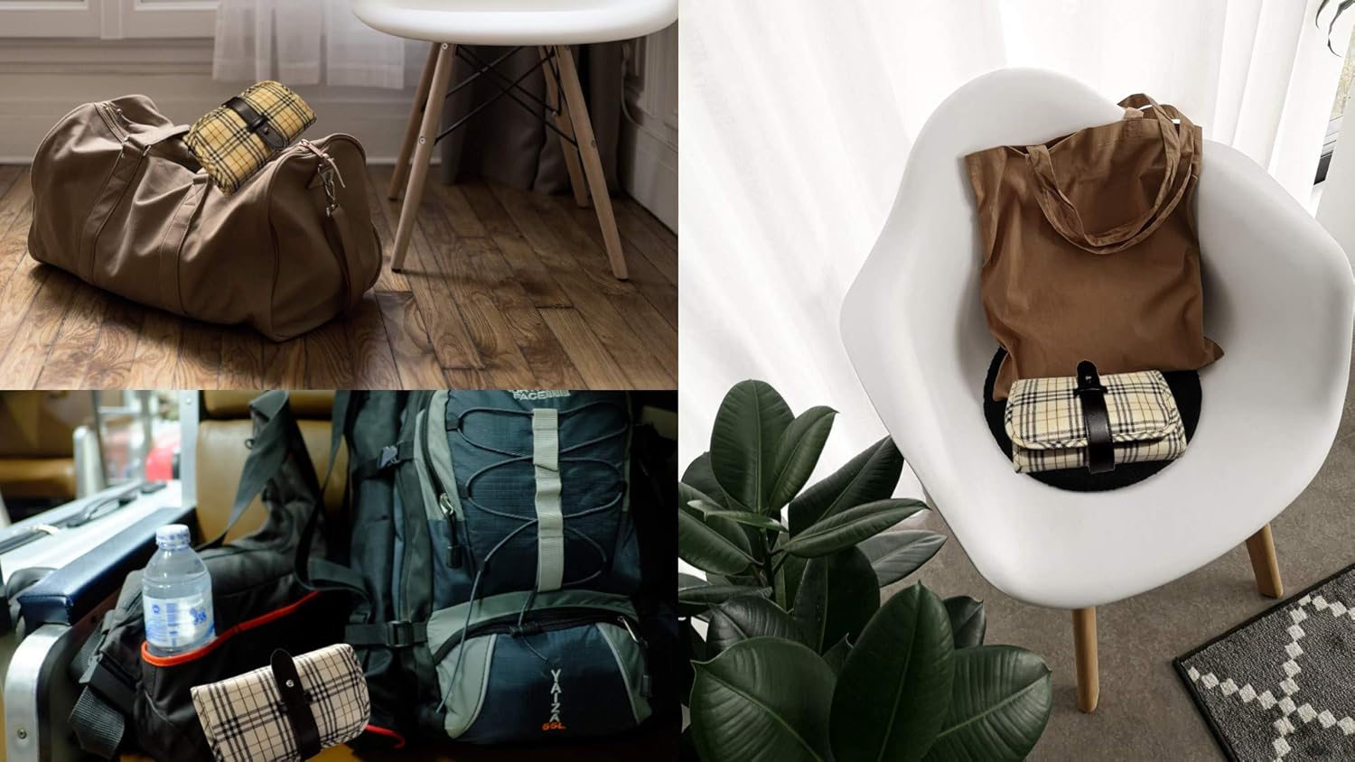 Travel Storage Bag For Apple Watch Band Case Organizer Up To 16-straps For Holding Electronic Cables, Apple Watch, Charger, USB, CD Cards & Accessories (Beige) image 3 of 6 B08H7X4VQV