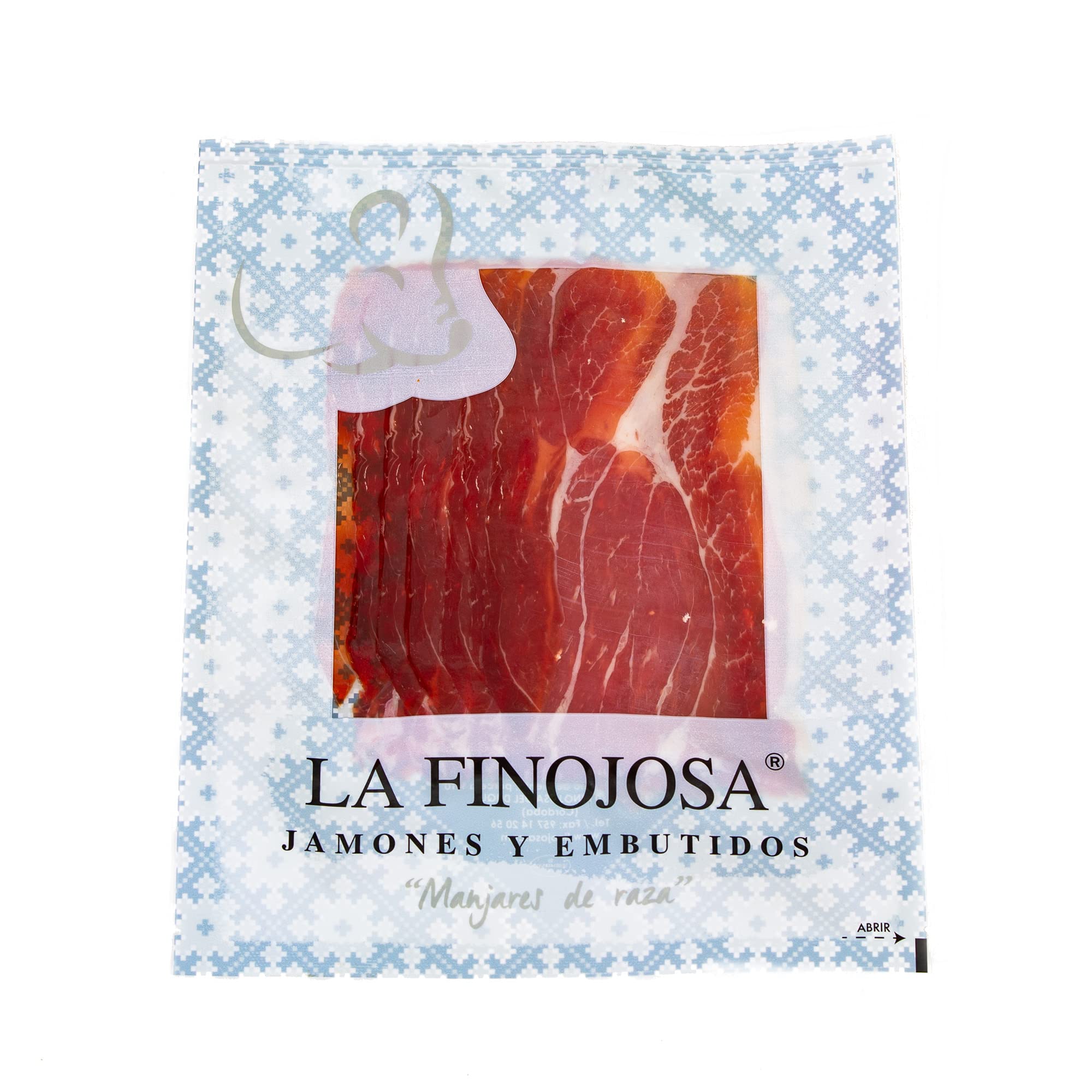 Jamón Serrano Gran Reserva Loncheado - Pack 20 Sobres de 100 g - Mínimo 24 Meses de Curación - Pata de Jamón - Aroma Agradable e Intenso - Sabor Dulce y Poco Salado - La Finojosa