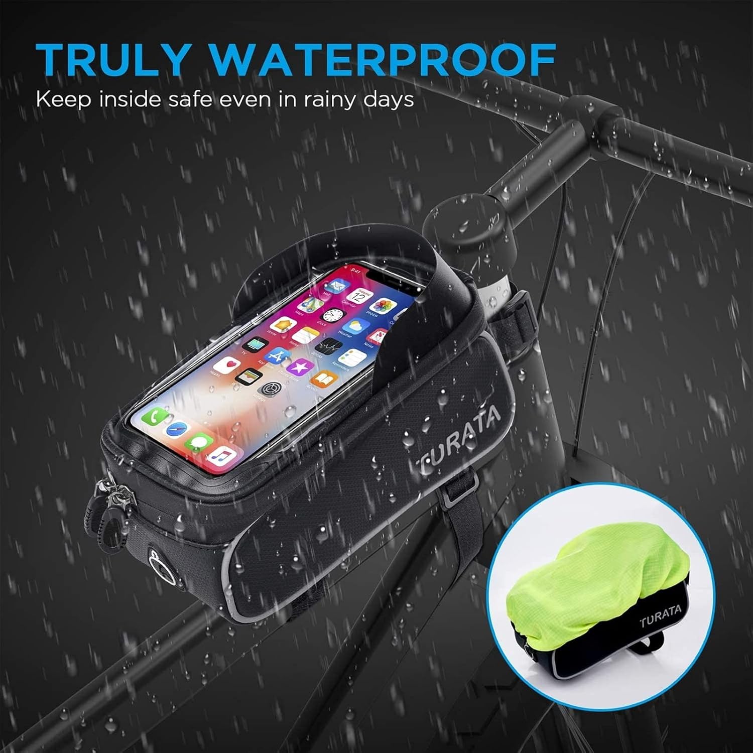 Bicycle Handlebar Chartered Front Bag, Riding Equipment, Bicycle Bag, Front Bag, Upper Tube Bag