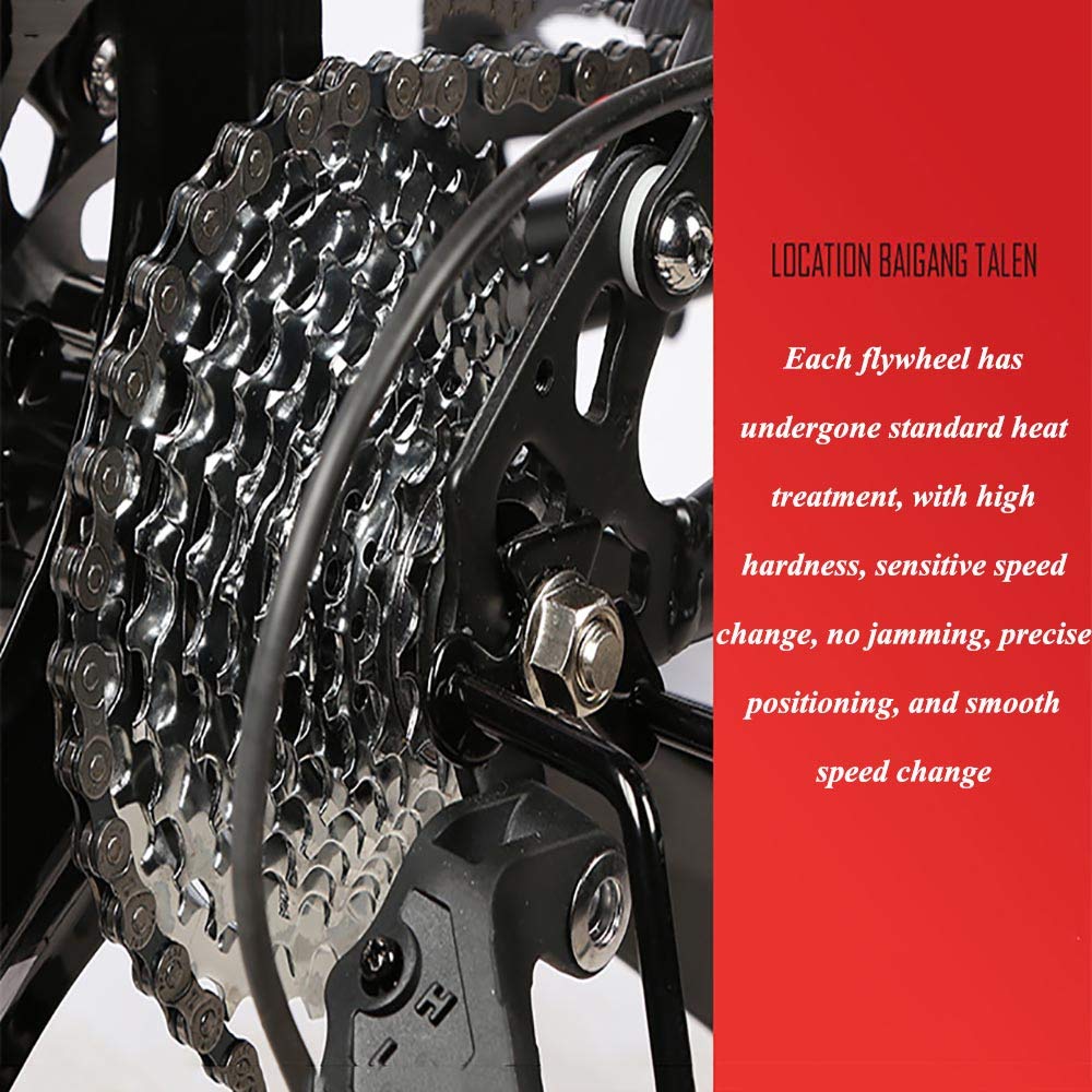 Amazon | 大人の折り畳み式マウンテンバイク、26インチ21/24/27/30