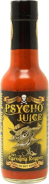 Psycho Juice 70% Carolina Reaper Hot Chilli Sauce 148ml