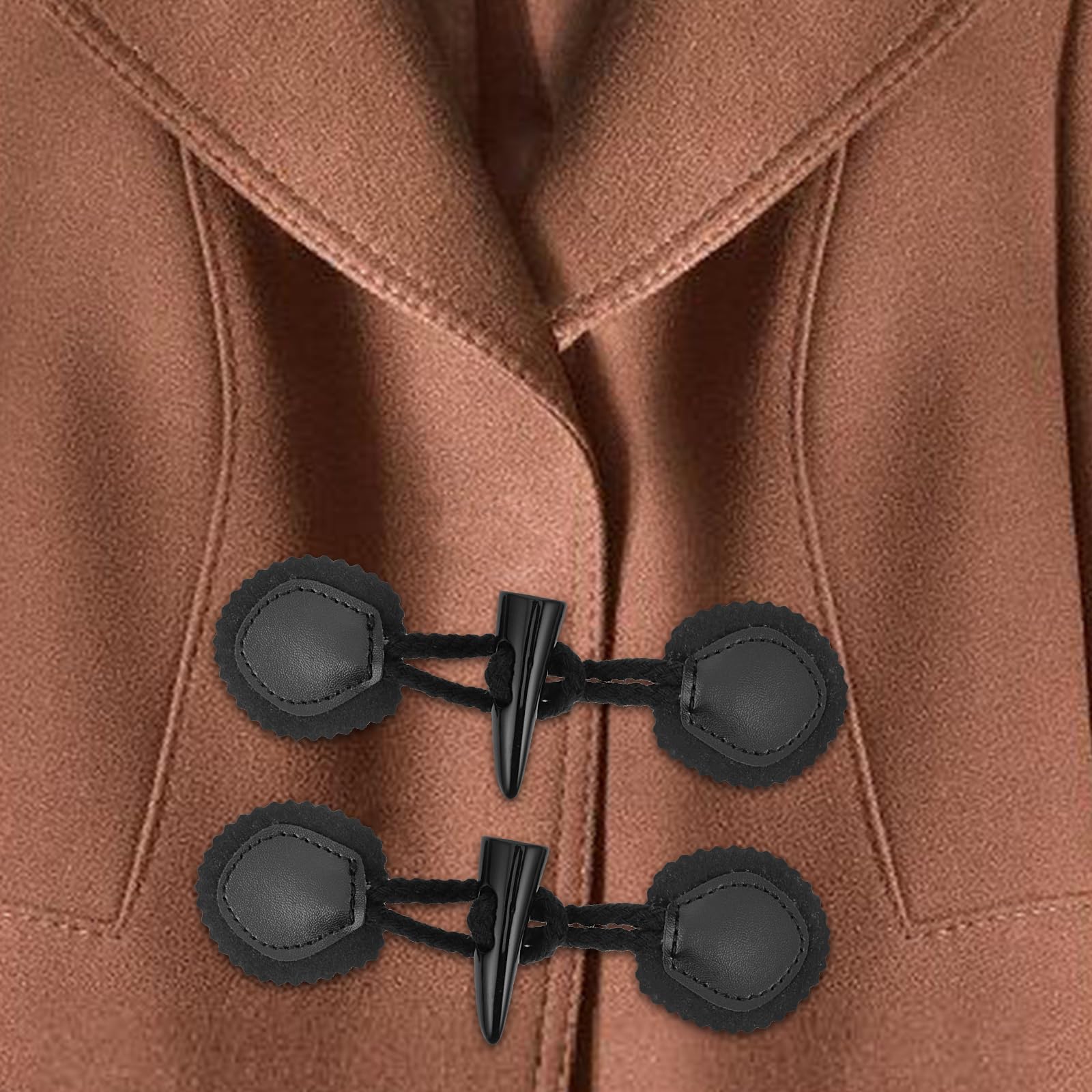 Stylische Leder-Knebelknöpfe In 3 Farben – Perfekt Für Pullis, Jacken & Zum Selbernähen!