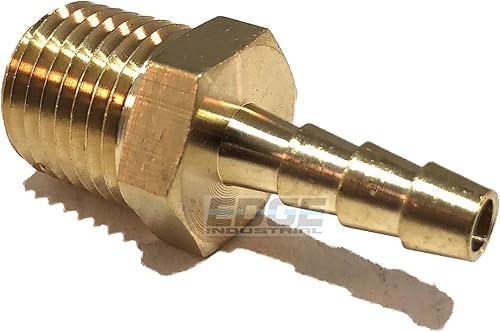 Manguera de 3/16" ID a 1/4" macho NPT MNPT latón recto combustible de montaje de aire/agua/aceite/gas/WOG (1 unidad)
