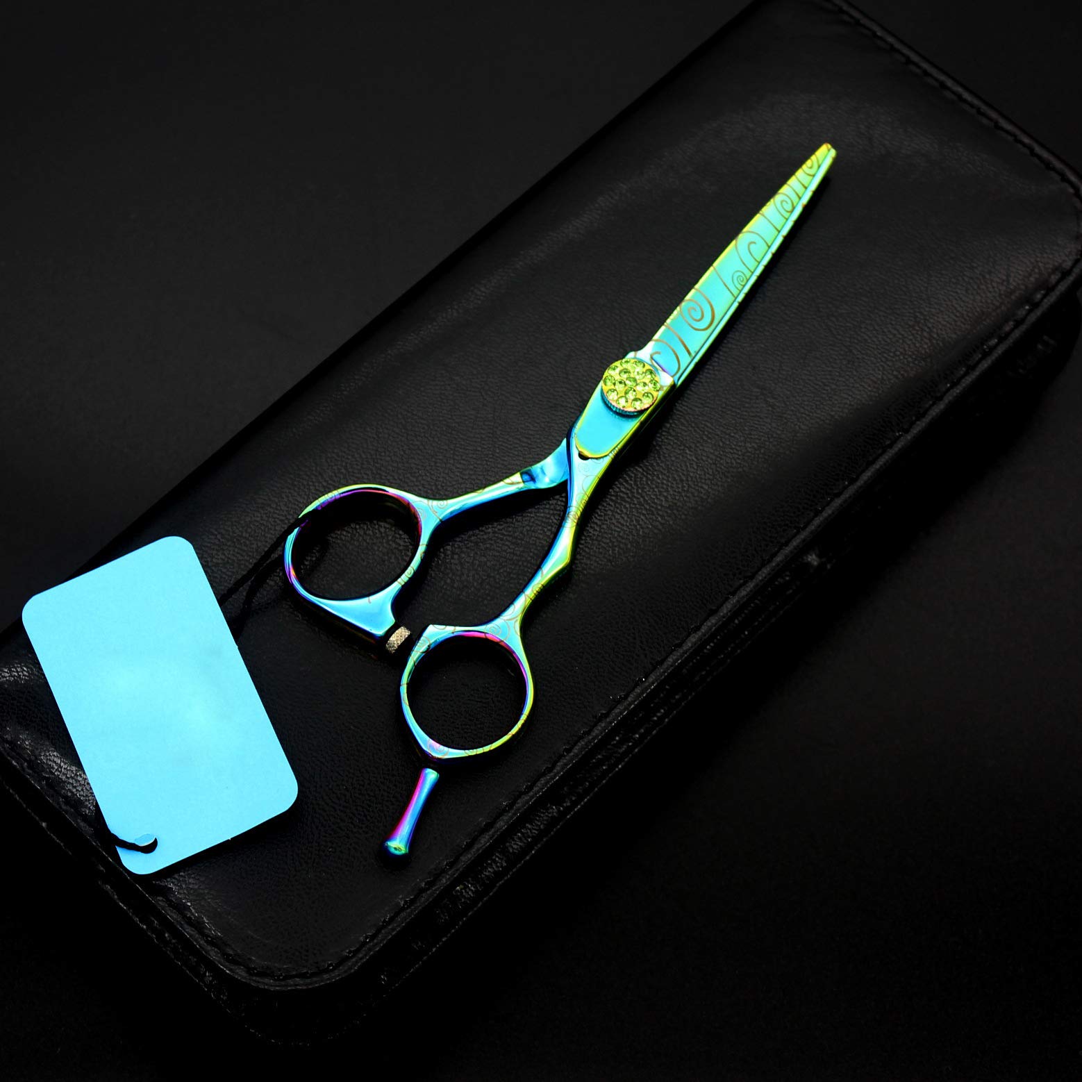 Green Style 6 Pouces Professionnel Ciseaux Cheveux Coiffure Set Barber Coupe Cisailles Enfant Hommes Et Femmes Sécurité Utilisation