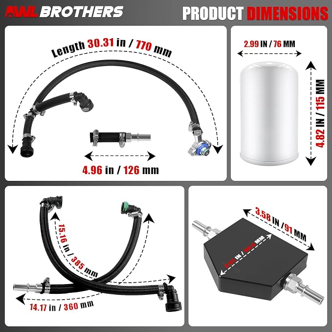 Kit de protección de bomba de combustible para Ford F250 F350 F450 F550 6.7L Diesel miniatura 5