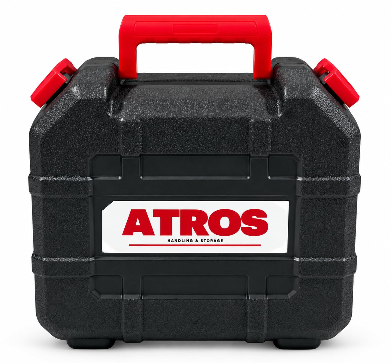 Ventosa eléctrica a batería ATROS V220, 110 kg, Ø220 mm, pantalla digital, USB-C, con maletín