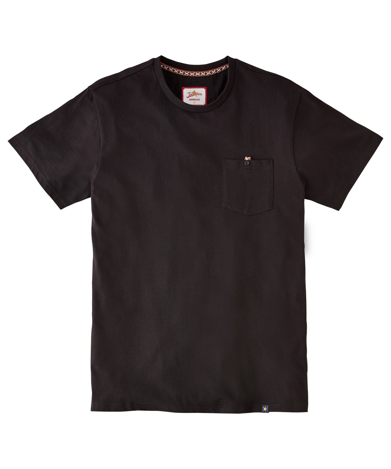 Joe Browns Mens Short Sleeve Basic T-Shirt Black M