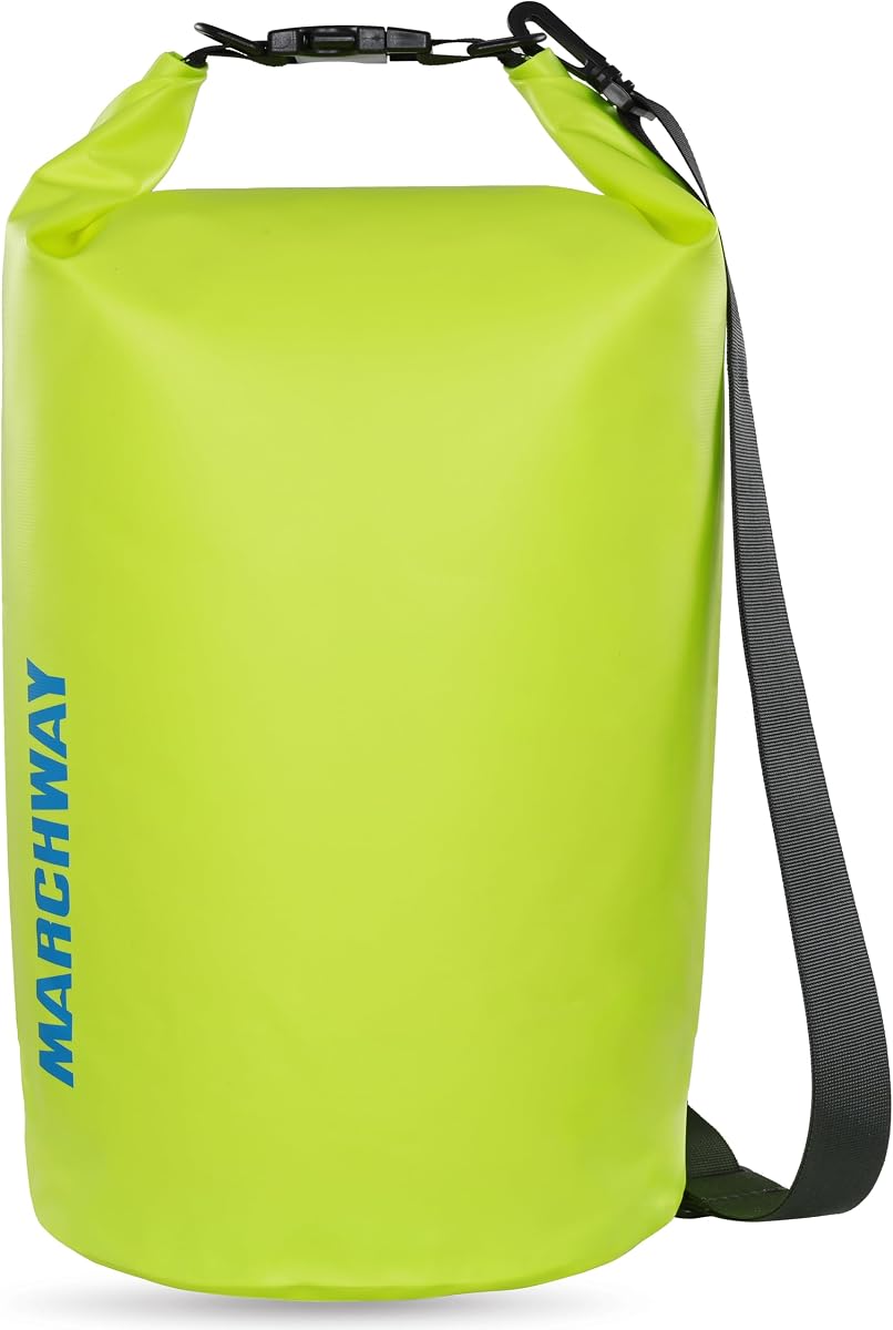 MARCHWAY Mochila flotante impermeable con bolsa seca de 5 l/10 l/20 l/30 l/40 l, bolsa enrollable que mantiene el equipo seco para kayak, rafting, canotaje, natación, camping, senderismo, playa, pesca
