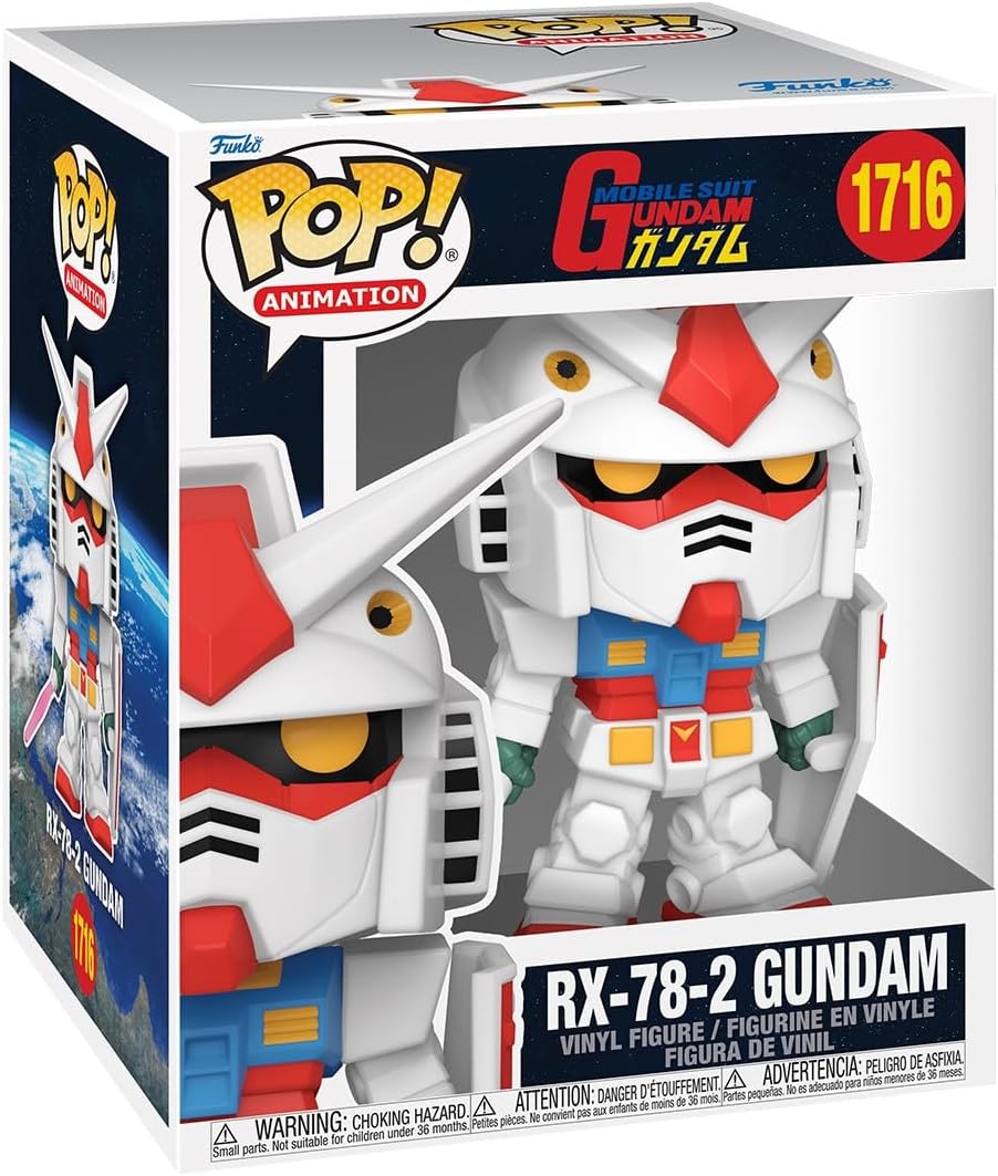 POP! Super: MS Gundam - RX-78-2 Gundam - Mobile Suit Gundam - Collectable Vinyl Figure - Gift Idea - Official Merchandise - for Kids & Adults - TV Fans - Model Figure for Collectors and Display