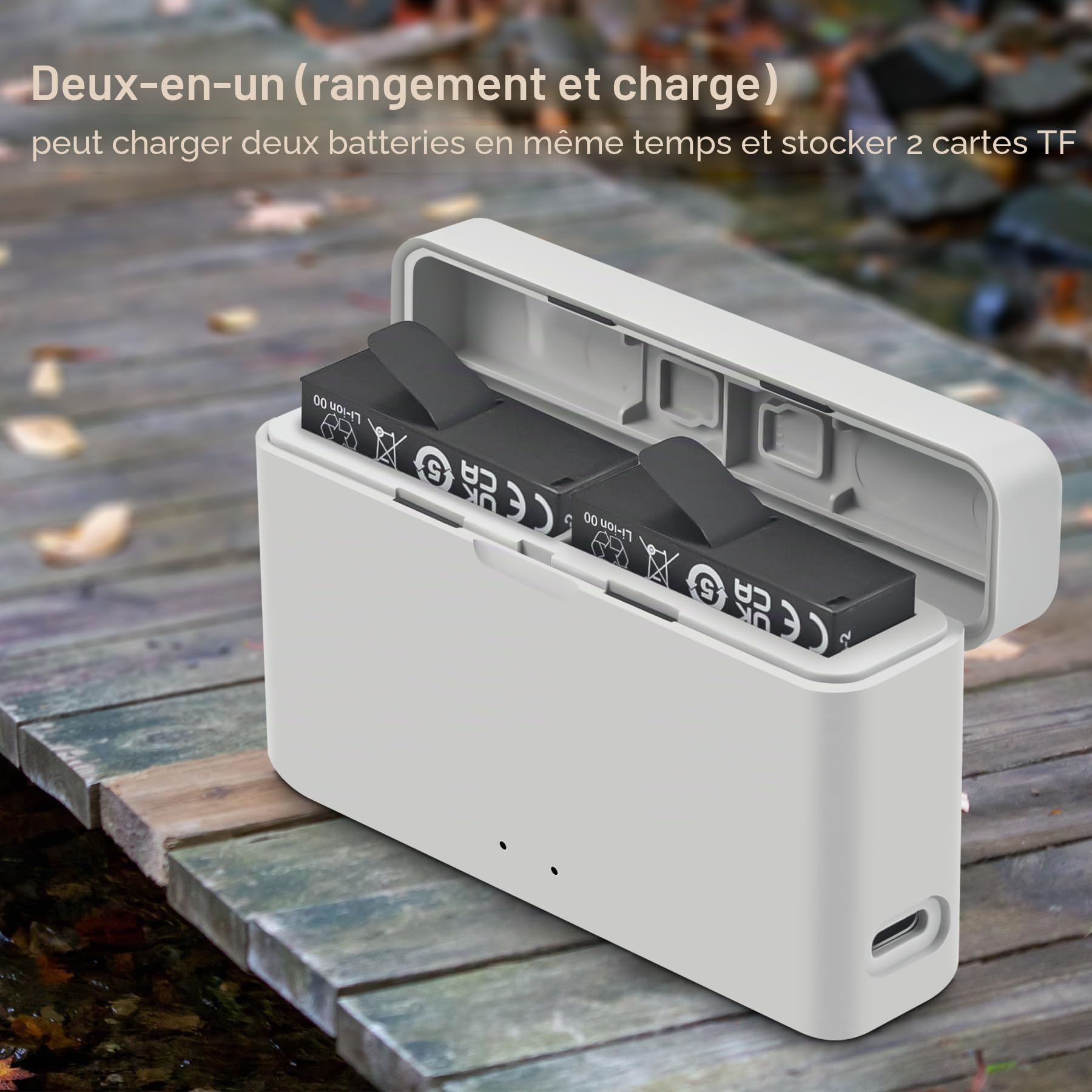 Chargeur de Batterie pour Insta360 Ace Pro 2,Ace Pro,Ace,Dual Battery Charger Accessoire