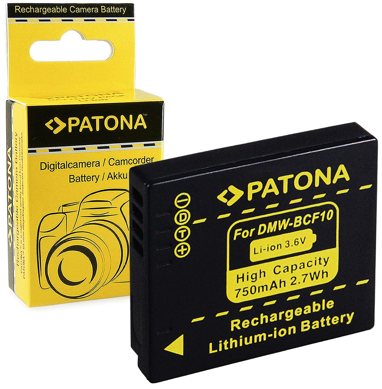 Panasonic Lumix Battery Charger DE-A60 for Lumix DMW-BCF10E Battery